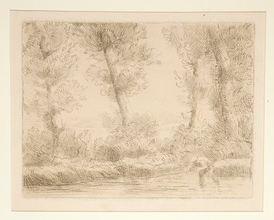Les bords de la Liane (Nabrzeża Liane) autorstwa Alphonse Legros