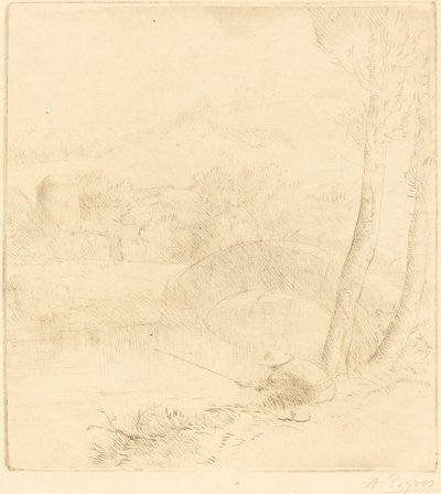 Mały wędkarz Mały wędkarz. autorstwa Alphonse Legros