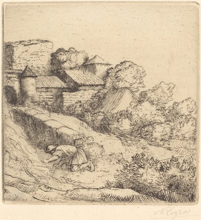 Mały palnik do trawy Mały palnik do trawy. autorstwa Alphonse Legros