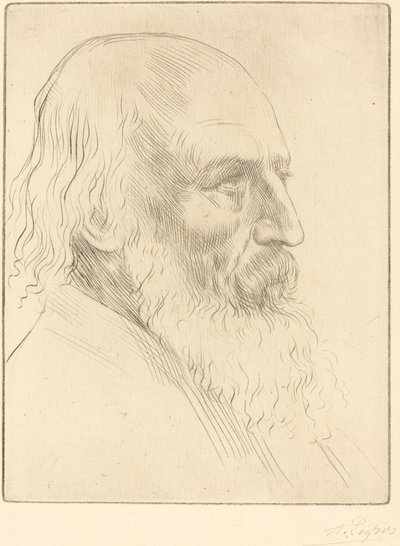 Lord A. Tennyson, trzecia płyta. autorstwa Alphonse Legros