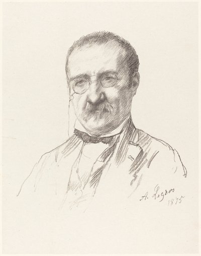 M. Champfleury, 1875. autorstwa Alphonse Legros