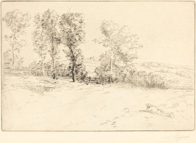 Łąka w słońcu (Le pre ensoleille) autorstwa Alphonse Legros