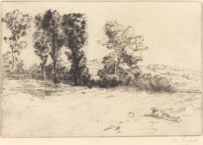Łąka w słońcu (Le pre ensoleille) autorstwa Alphonse Legros