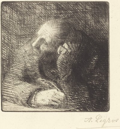 Medytacja La medytacja. autorstwa Alphonse Legros