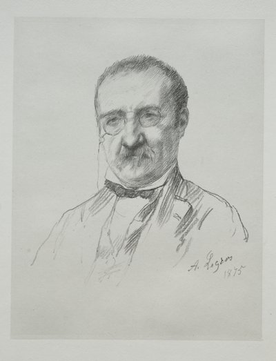 Pan Champfleury, 1875. autorstwa Alphonse Legros