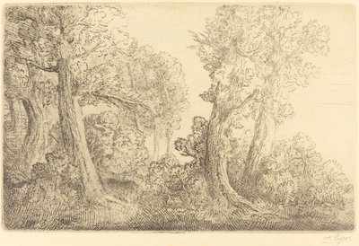 W pobliżu lasu, Veronne (Pres du bois, Veronne) autorstwa Alphonse Legros