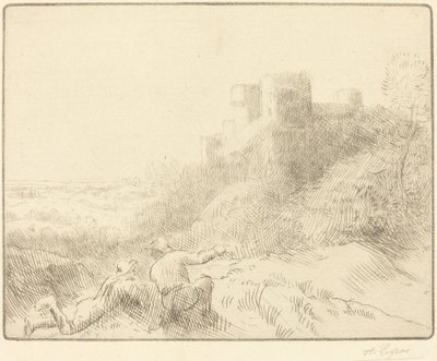 Stary zamek Stary zamek. autorstwa Alphonse Legros