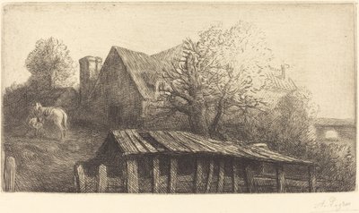 Stara Karczma autorstwa Alphonse Legros