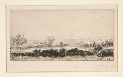 Wieś Tourbieres: na bagnach autorstwa Alphonse Legros