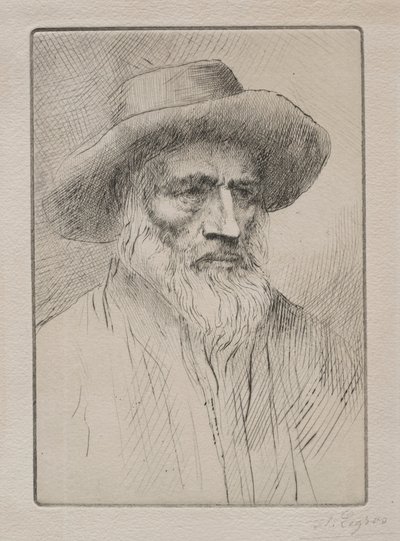 Chłop Wogezów. autorstwa Alphonse Legros