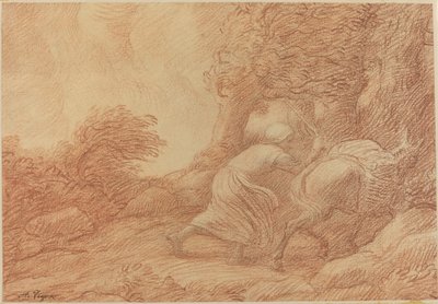Chłop i doc. autorstwa Alphonse Legros