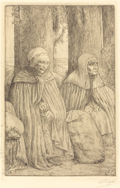 Chłopi Chłopi. autorstwa Alphonse Legros