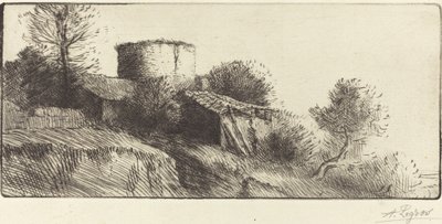 Wieża Gołębi autorstwa Alphonse Legros