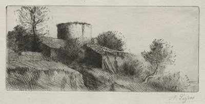 Wieża Gołębi autorstwa Alphonse Legros