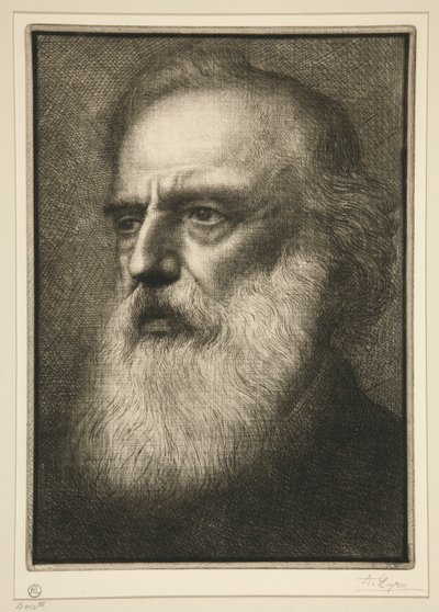 Portret autorstwa Alphonse Legros