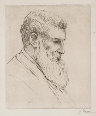 Portret Craibe Angusa. autorstwa Alphonse Legros
