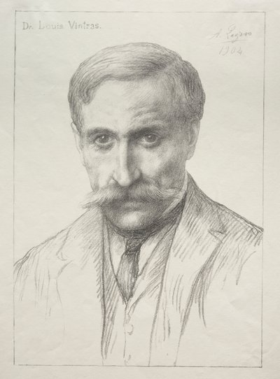 Portret dr Louis Vintras autorstwa Alphonse Legros