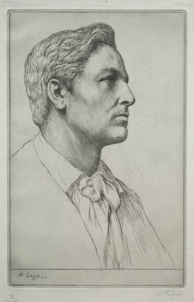 Portret Sir Charlesa Holroyda autorstwa Alphonse Legros
