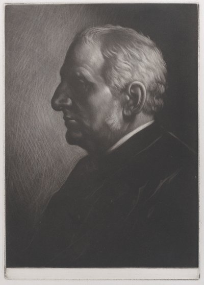Portret Sir Francisa Seymoura Hadena, 1881. autorstwa Alphonse Legros