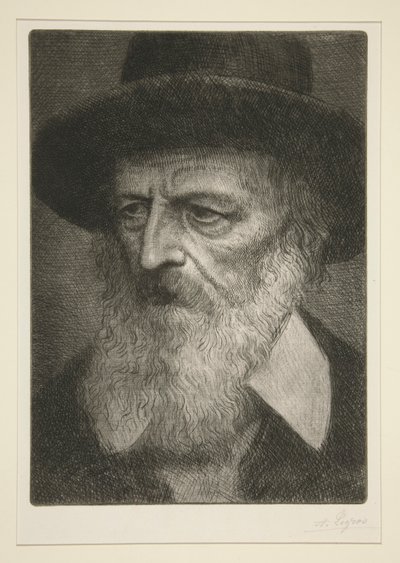 Portret Tennysona autorstwa Alphonse Legros