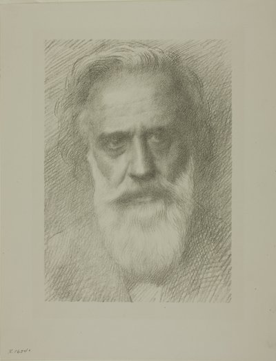 Portret Artysty, płyta ósma autorstwa Alphonse Legros
