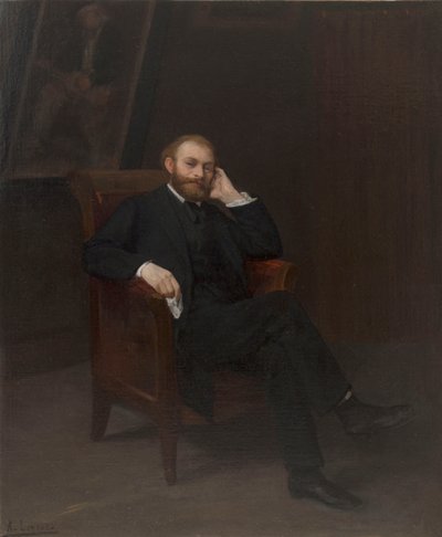 Portret artysty Édouarda Maneta 1832-1883, 1863. autorstwa Alphonse Legros