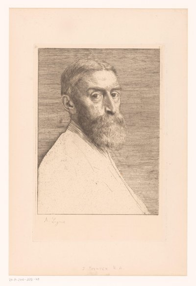 Portret van Edwarda Poyntera autorstwa Alphonse Legros