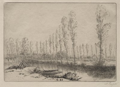 W pobliżu Amiens, torfowiska autorstwa Alphonse Legros