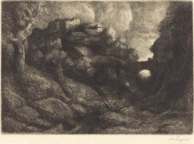 Pamięć o Włoszech Pamiątka z Włoch. autorstwa Alphonse Legros