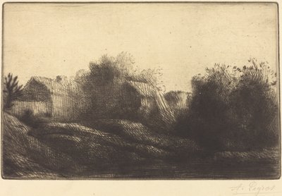 Pamięć o mojej wiosce (wioska Souvenir de mon) autorstwa Alphonse Legros