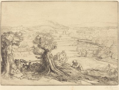 Pamiątka doliny w Burgundii Pamiątka doliny w Burgundii. autorstwa Alphonse Legros