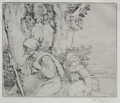 Powrót z pola (Le Retour des Champs II płyta) autorstwa Alphonse Legros