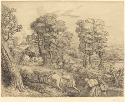 Powrót na farmę (Le retour a la ferme) autorstwa Alphonse Legros