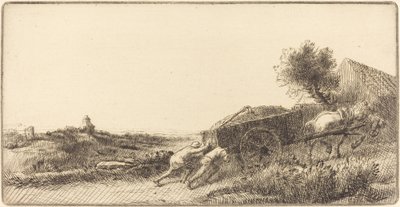 Wracając z Hay Rentrant le foin. autorstwa Alphonse Legros