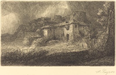 Ruiny zamku Ruiny zamku. autorstwa Alphonse Legros