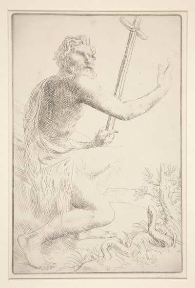 Święty Jan (św. Jan) autorstwa Alphonse Legros