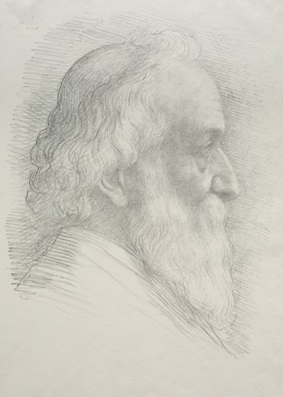 Autoportret (10. płyta) autorstwa Alphonse Legros