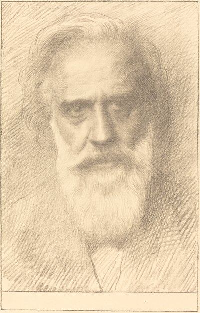 Autoportret. autorstwa Alphonse Legros