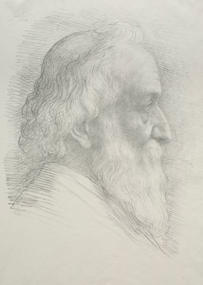 Autoportret 10. płyta. autorstwa Alphonse Legros