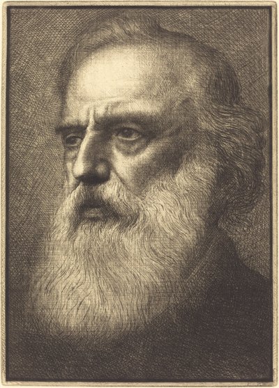 Autoportret, 4. płyta autorstwa Alphonse Legros