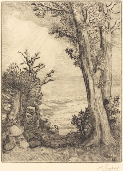 Siesta na wsi autorstwa Alphonse Legros