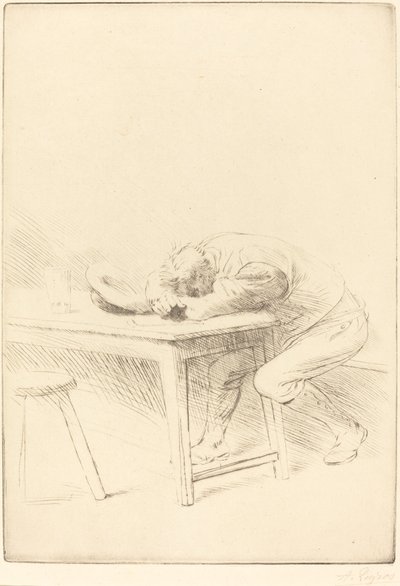 Siesta robotnika Siesta robotnika. autorstwa Alphonse Legros
