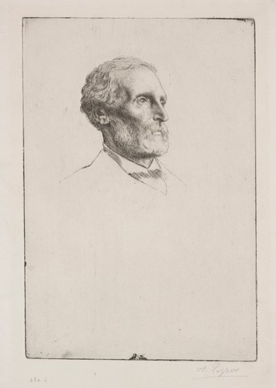 Sir Frederick W. Burton autorstwa Alphonse Legros