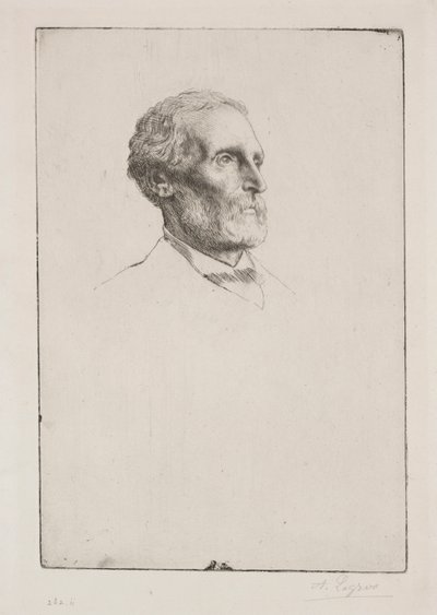 Sir Fredericka W. Burtona. autorstwa Alphonse Legros