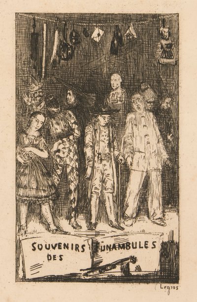Wspomnienia Funambulistów autorstwa Alphonse Legros