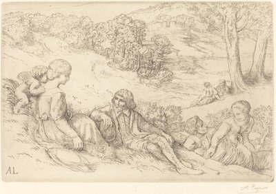 Wiosna Wiosna. autorstwa Alphonse Legros