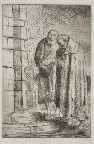 Św. Piotra i Św. Pawła przy bramie Pana Ryszarda. autorstwa Alphonse Legros