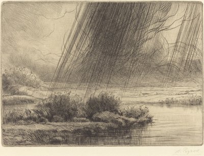 Burza Burza. autorstwa Alphonse Legros