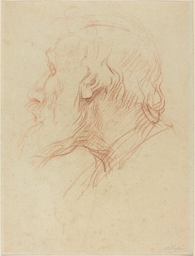 Studium żebraka autorstwa Alphonse Legros