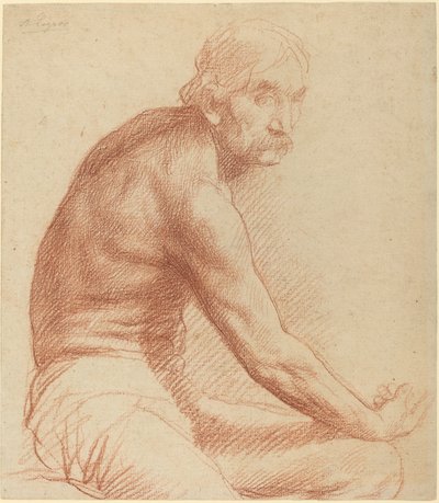 Studium Greka. autorstwa Alphonse Legros